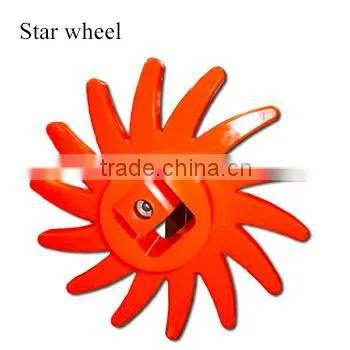 Agricultural industrial polyurethane screening process High mechanical strength star wheel