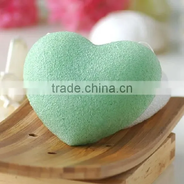 Japanese Konjac Cleaning Sponge Nuture Makeup Semi Round Konjac Sponge photo-2