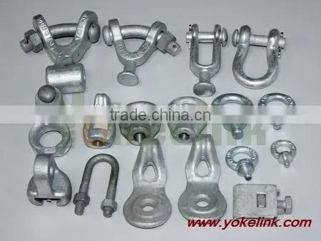 1/2''galvanized Rod Grounding Earthing Clamp for Pole Line Hardware photo-2