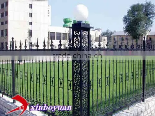Wrought Iron Welded Picket Mesh Fence photo-2