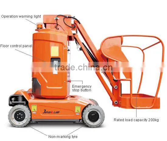 CE ISO Electric Scissor Lift Self-propelled Aerial Work Platform Jeakue JK01240 photo-2
