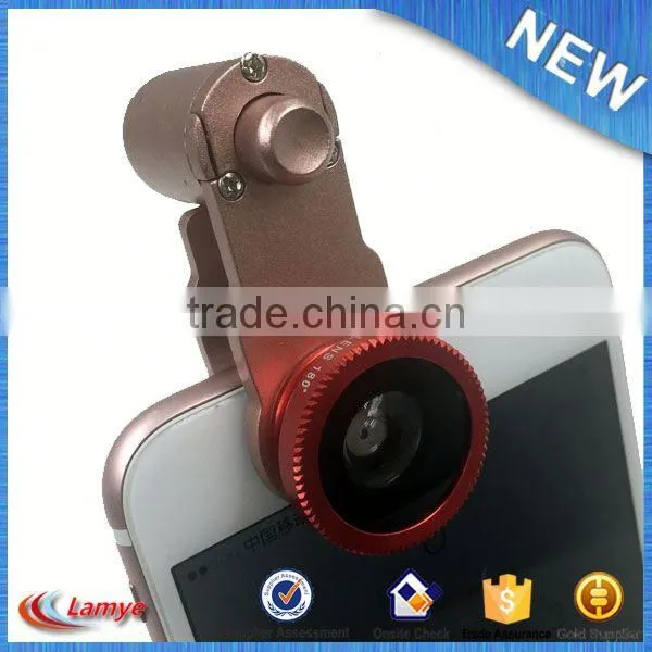 2016 Wide Angle Macro Camera Lens 3 in 1 Cell Phone Lens External Camera for Smart Phones photo-4