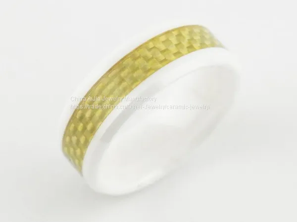 Antiallergic Black Zirconia Ceramic Jewelry Ring For Gift , ODM / OEM photo-2