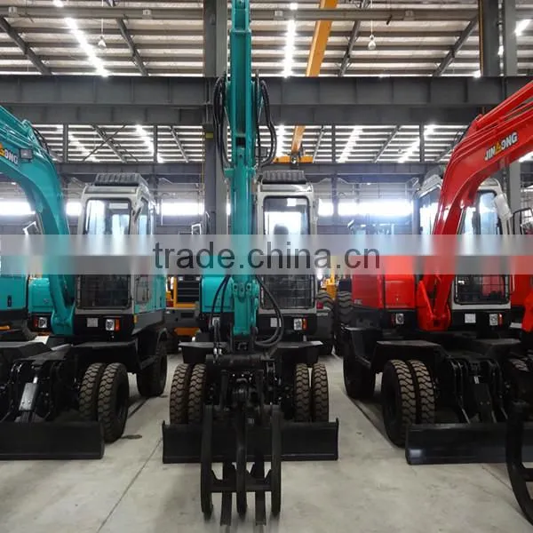 Agriculature Machinery LOW PRICE JINGONG JGM9075L Wheel Excavator photo-2