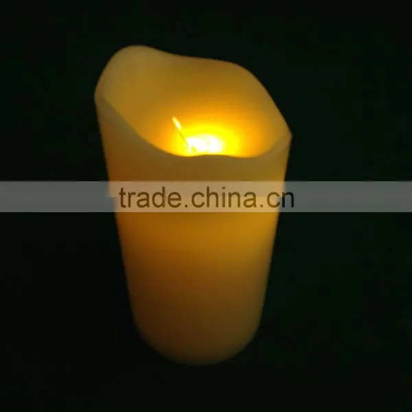 Flameless Moving Wick Real Wax Pillar Led Candle With Timer Multifuction Led Candle Light photo-2