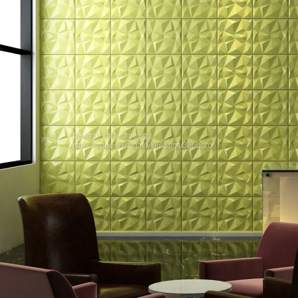 MDF 3d wave panels for embossed texture wall decor