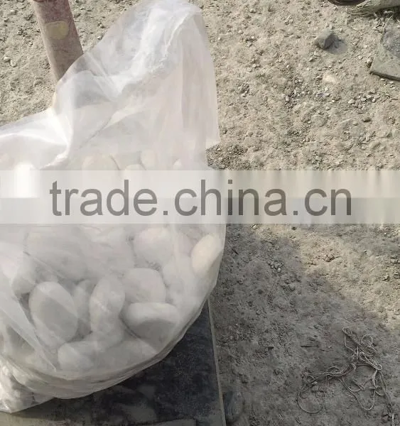 White Pebble High Quanlity High Polished Cheap Cobble Stone photo-4