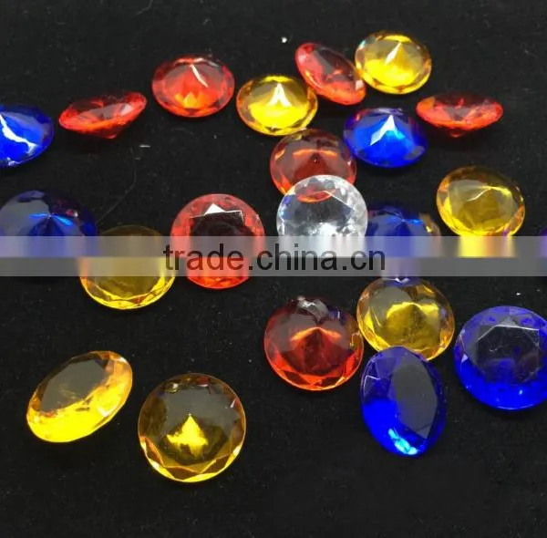 Crystal Acrylic Diamond Confetti Wedding Table Decoration photo-2
