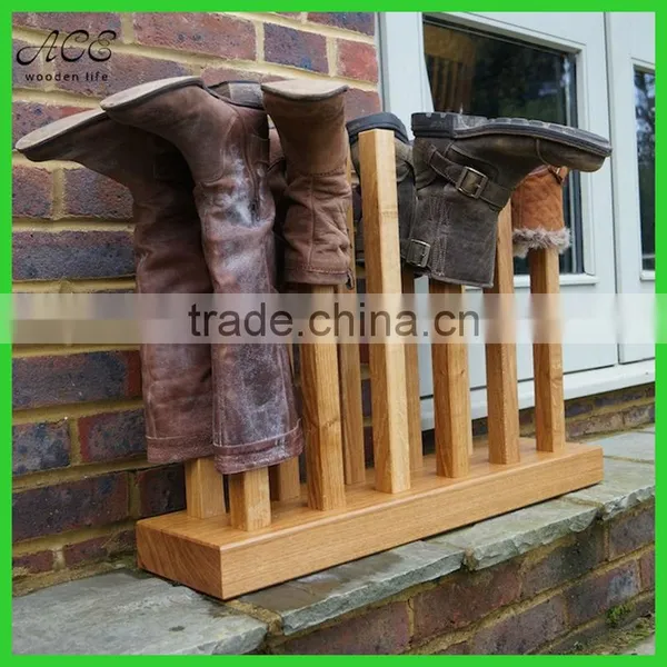 Personalized Boot Stand Wooden Boot Stand Bamboo Boot Stand