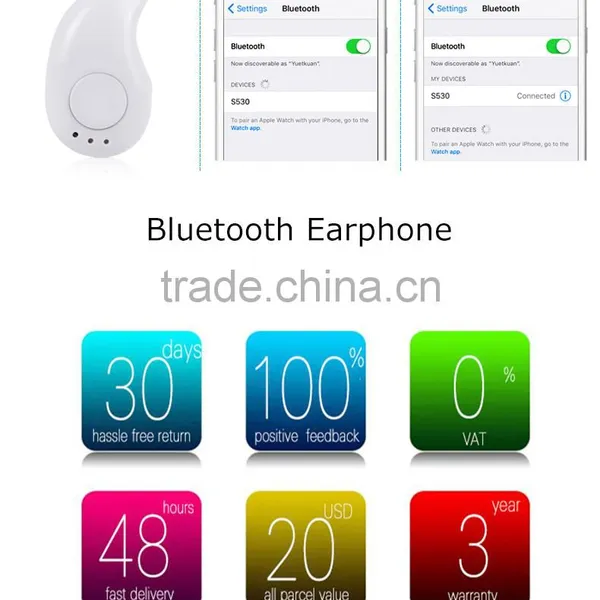 Factory Supply Earphone for Iphone 6 New Bluetooth Earphone With 3.5mm Jack photo-4