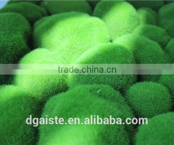 Indoor Decoration Flocking Moss Rock Shape Wall Moss Panel Backdrop photo-6