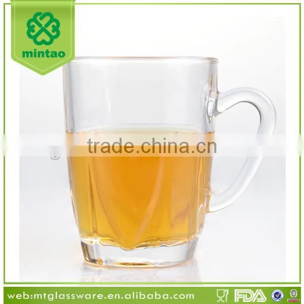 Glass Beer Cup With Handle Mini Beer Mug Glass Tea Cup Mug photo-2