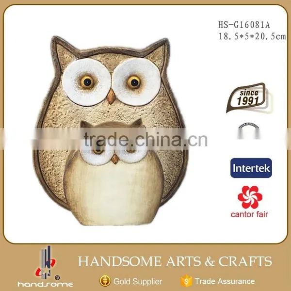 10 Inch Resin Craft Holiday Gifts Home Decoration Owl Statues Animal Sculpture photo-5