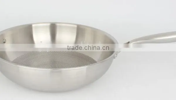 SS18/8 Food Grade Frying Pan/fry Pan photo-3