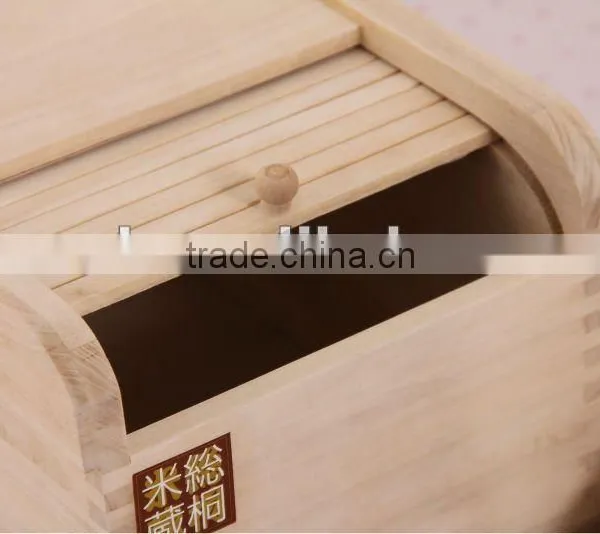 Paulownia Wood Grain Storage Box photo-2