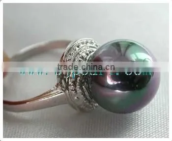 925 Silver Ring Setting With Pearl Ring