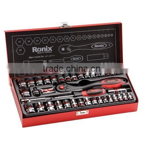 2640 RONIX SOCKET WRENCH SET 40 Pcs