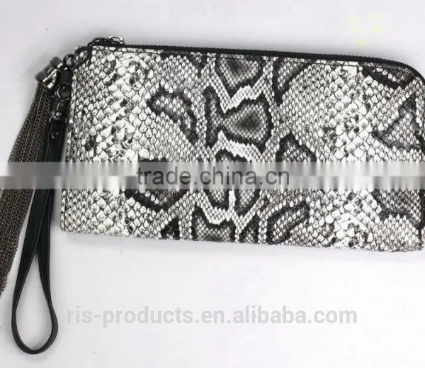 Ladies 2016 Fashion Handbag in Snake Pattern Clutch Evening Bag