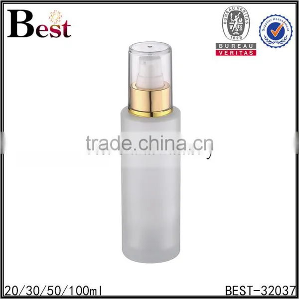 Frosted Glass 30ml Bottle Labels Cosmetic Lotion Pump 30ml Bottle Labels Wholesale photo-5