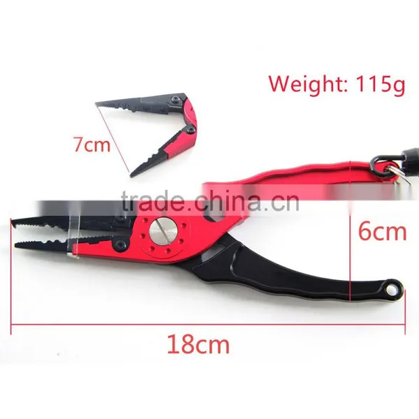 QJ-FP001 7inch Bi-color Tungsten Steel Fishing Pliers With Aviation Aluminum Handle photo-5