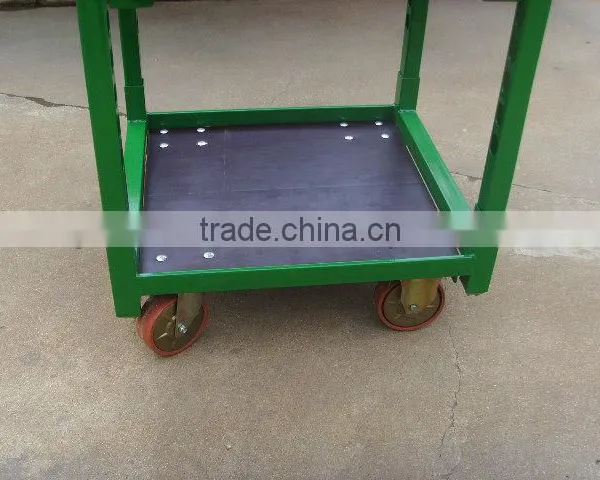 Danish Flower Trolley ,Plants Trolley, Steel Rolling Trolley Tool Cart photo-2