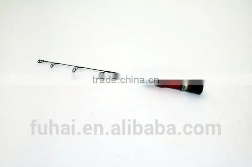 Charming Red 63cm Ice Fishing Rod With Carbon Fiber Blank and Cork Handle photo-4