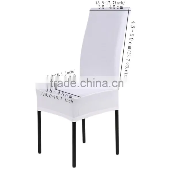 New Year Home Chair Cover Wedding Decoration Solid Colors Polyester Spande Dining Chair Covers For Wedding Party Chair Cover photo-2