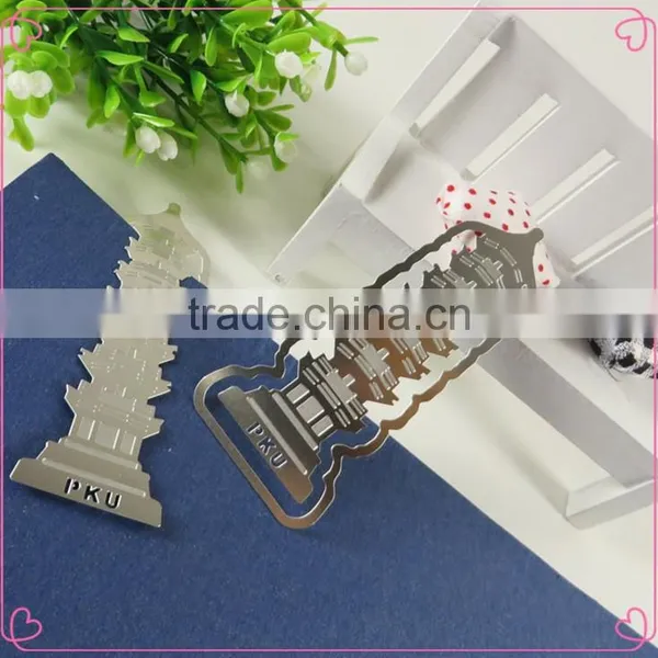 Custom Wholesale Cherry Flower Shape Kids Metal Bookmarks for Books photo-6