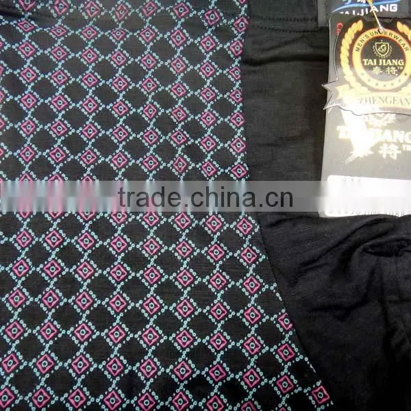 Printed Grid Fashion Men Underwear Factory Price Wholesale Stock Bamboo Fiber Men Boxer Briefs photo-6