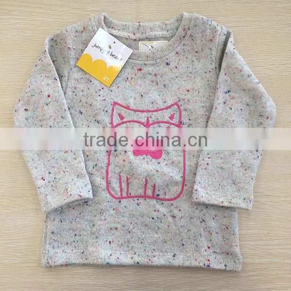 S80009A Newest Style Winter Autumn Head Long Sleeve Knit Sweater Children Gir photo-2