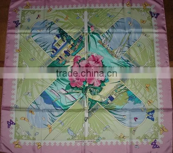 Scarf Tuch Scarf Silk Pink/pink photo-3