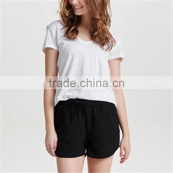 2016 Summer Hot Sale Casual Turn-up Hem Track Shorts Sport Women photo-2