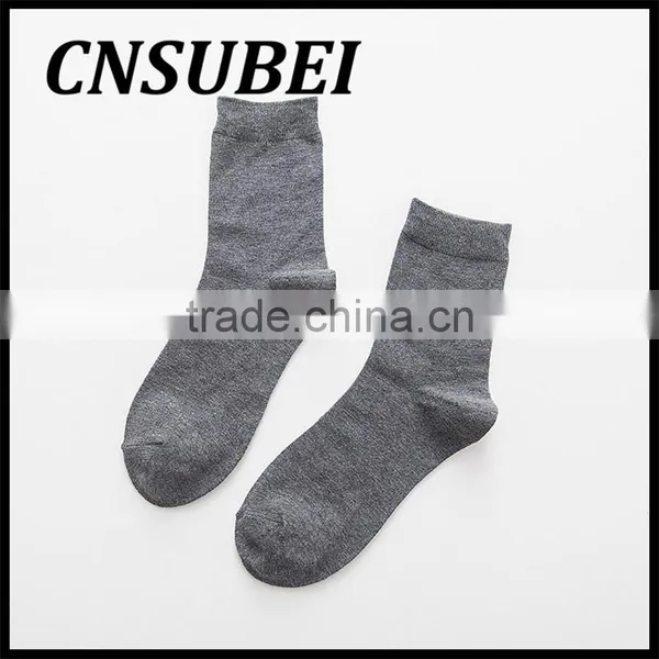 Wholesale Autumn Winter Socks Men Solid Color Business Socks Men Socks Manufacurer photo-5
