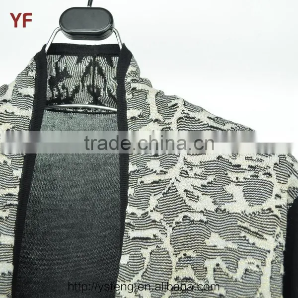 Jacquard Nice Cardigan Female Winter Sweater For Women photo-3