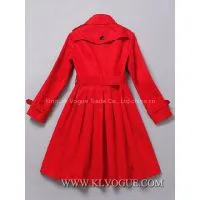 Designer Women Fashion Double Breasted Long Coat photo-2