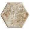 Bathroom Decorative Non - Toxic Hexagon Seamless Marble Acrylic Sheet Tiles 5kj / m2