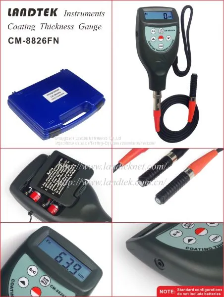 High Accuracy Coating Thickness Meter CM-8826FN F&NF 0-1250um/0-50mil photo-2