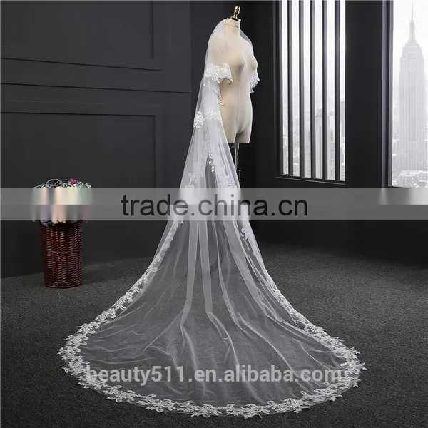 Latest Style Unique Design Beautiful Long Veil photo-4