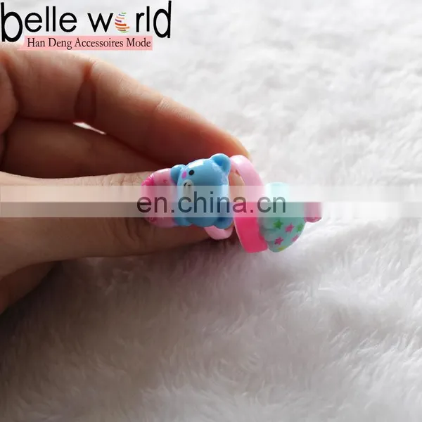 New Fashion Lovely Cartoon Owl Children Rings Kids Girls Bow Finger Ring photo-4