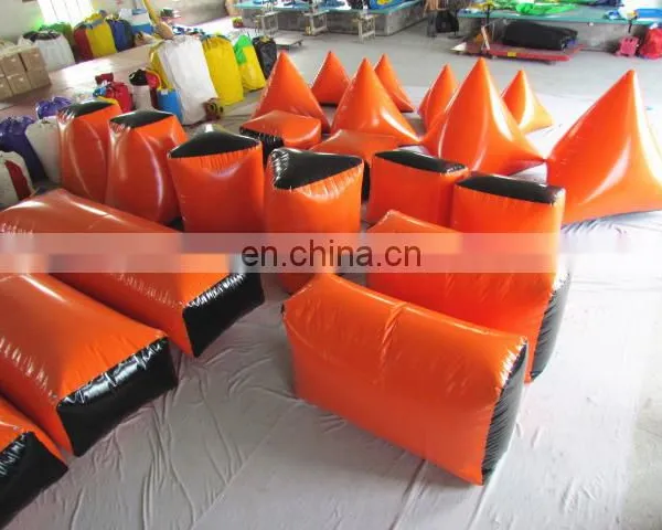 TOP Inflatable Qulity Orange Color Paint Ball Equipment,inflatable Paintball Bunkers for Sale photo-5