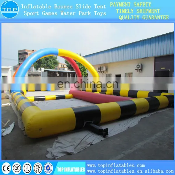 TOP Inflatable go Cart Track Racing Air Tracl for Sport Game photo-6