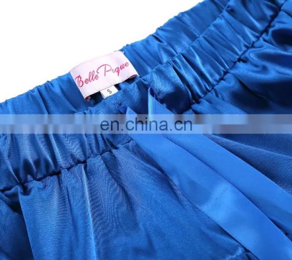 Belle Poque Luxury 3-Layers Soft Tulle Netting Blue Crinoline Petticoat Underskirt for Retro Vintage Dresses BP000226-4 photo-4