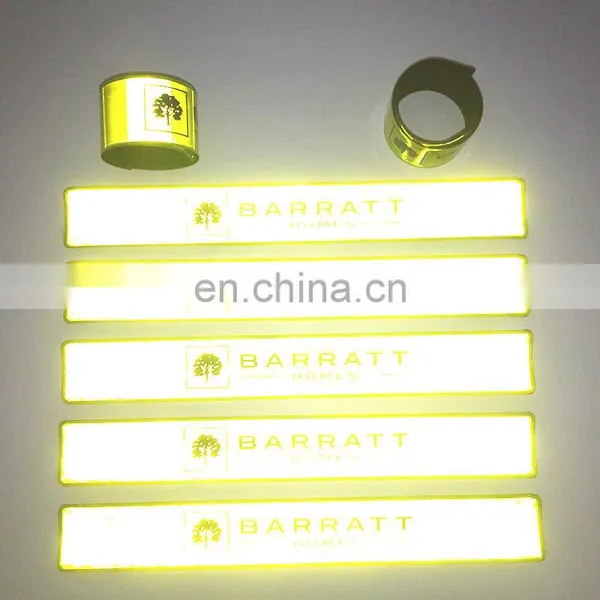 EN20471 Promotion Gifts PVC Reflective Slap Watch Band photo-3