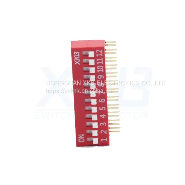 Factory Direct DA12 12 Bit Side Dial 90 Degrees Dip Switch photo-2