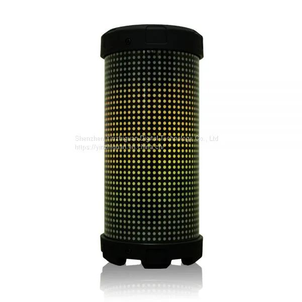 Bazooka Speaker Wireless Bluetooth Speaker Led Lights Pvc Panel Mini Music Box photo-3