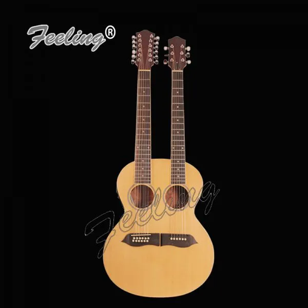 Feeling Harp Guitar Double Neck Guitar Double-2 photo-5