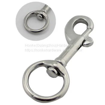 Stainless Steel Swivel Bolt Snap Swivel Bolt Snap Hook Key Ring Swivel Dog Hooks photo-2