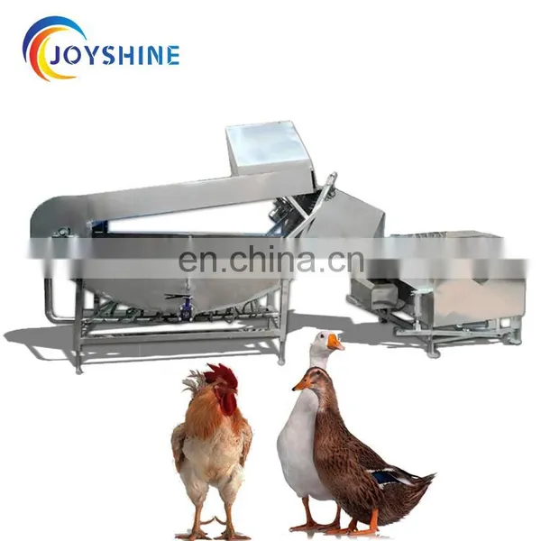 Poultry Plucker Chicken Bird Duck Scalding and Plucking Machine Poultry Defeather Equipment photo-2