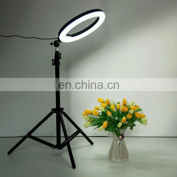 2020 Amazon Adjustable 10 Inch 26 Portable 3 Brightness Selfie Ring Light Photography Led Ring Light With Tripod Stand photo-4