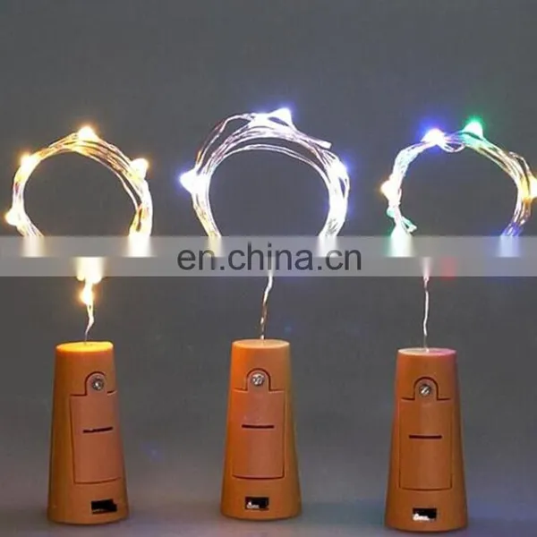 Wine Bottle Battery Operated Led String Lights for Decoration photo-2